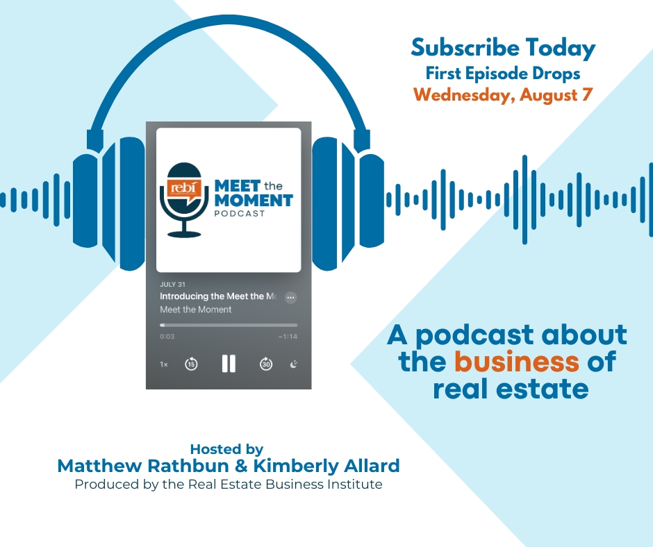 REBI - 🎙️ The Real Estate Business Institute is proud to announce our ...