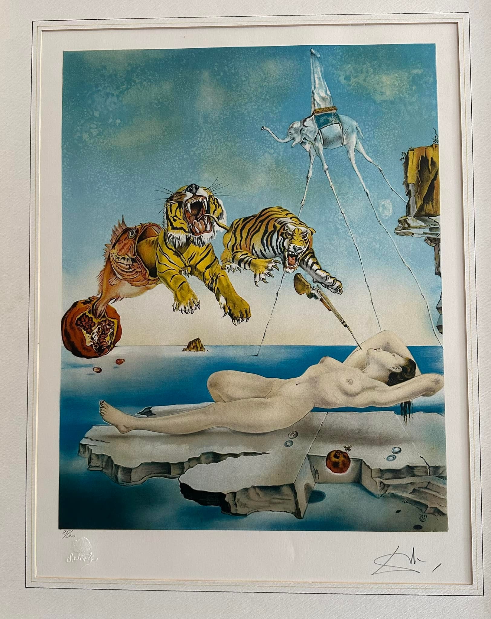 Information on Salvador Dali lithograph 'Dream Caused by the Flight'