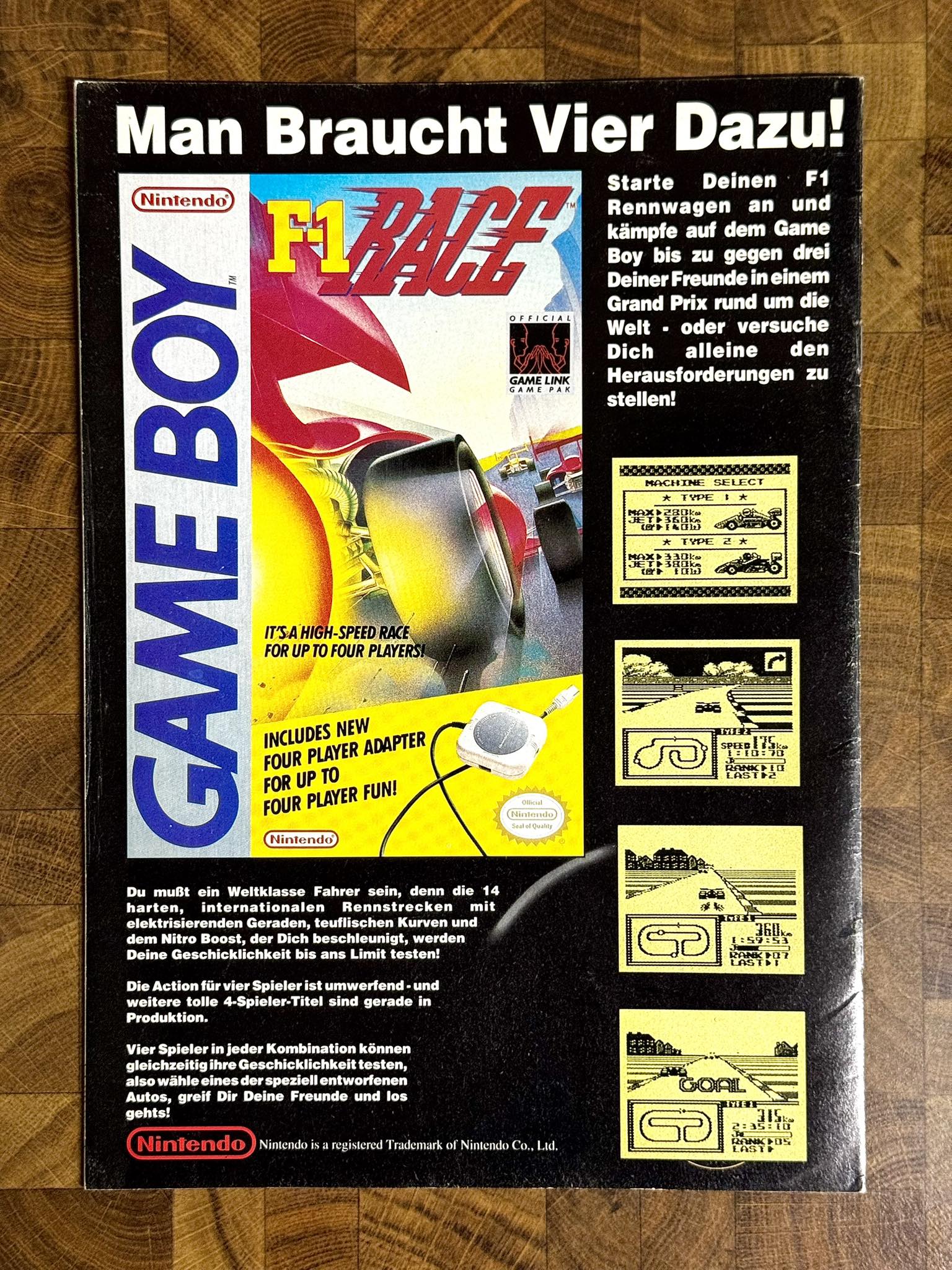 ❤️beautiful old Game Boy advertisement❤️ (club nintendo