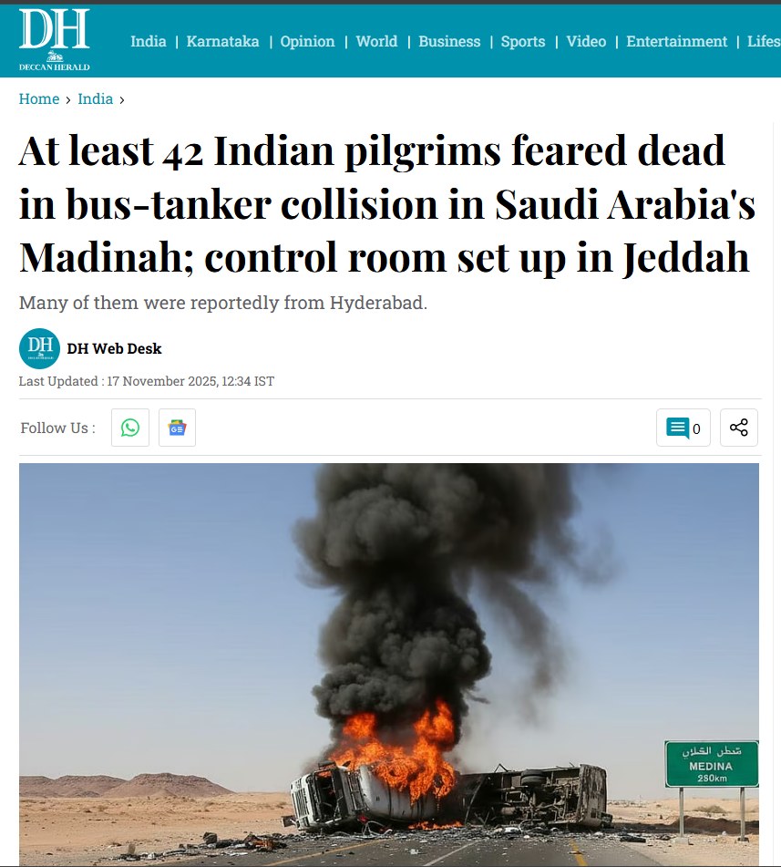 Anuj Dhar - Big tragedy: Over 40 feared dead after a bus... | Facebook