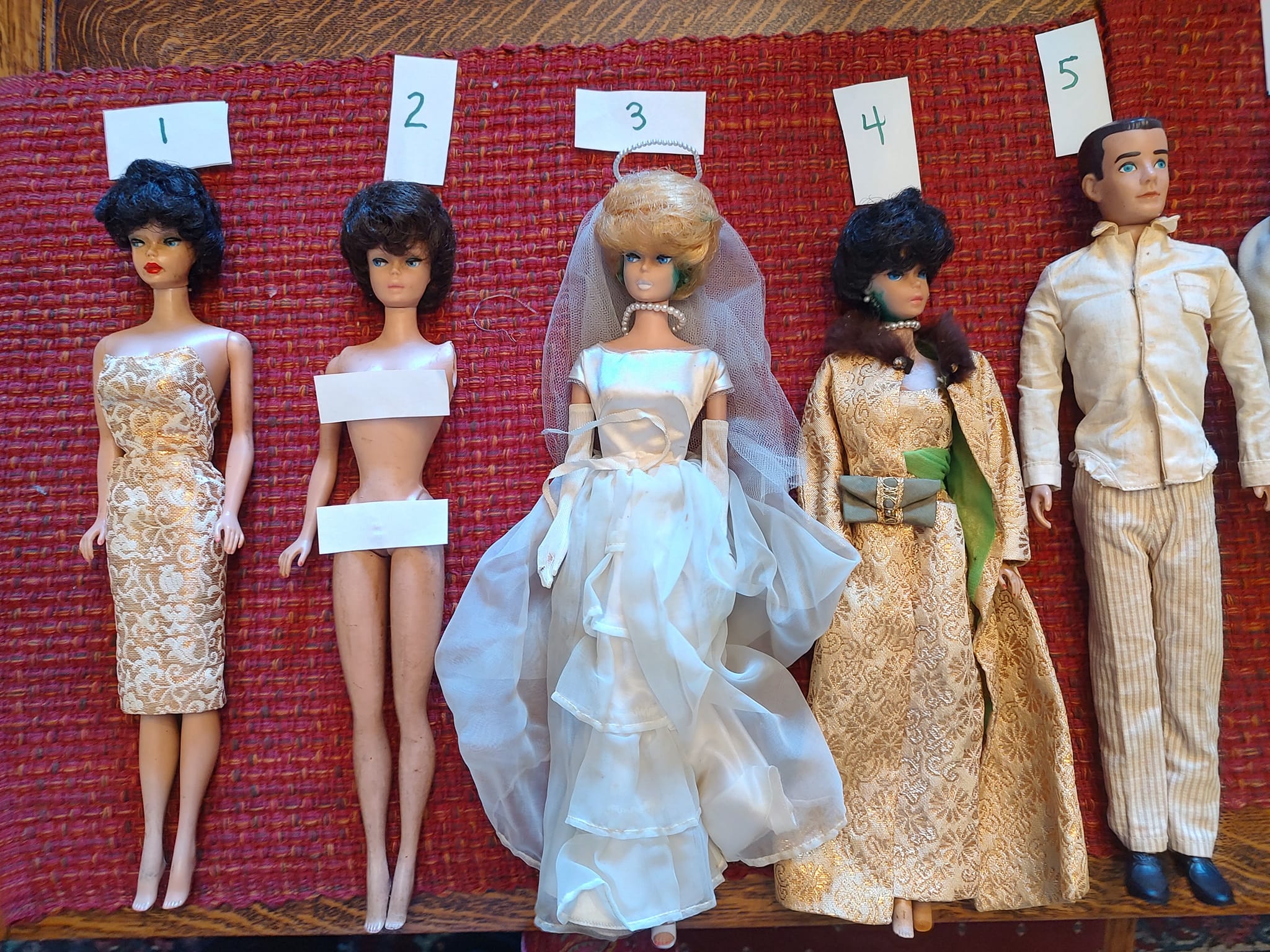 Various Goebel porcelain vintage dolls. Each are priced 