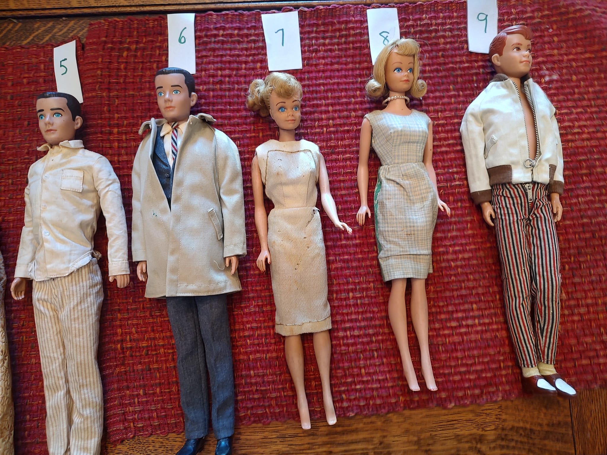 Various Goebel porcelain vintage dolls. Each are priced 
