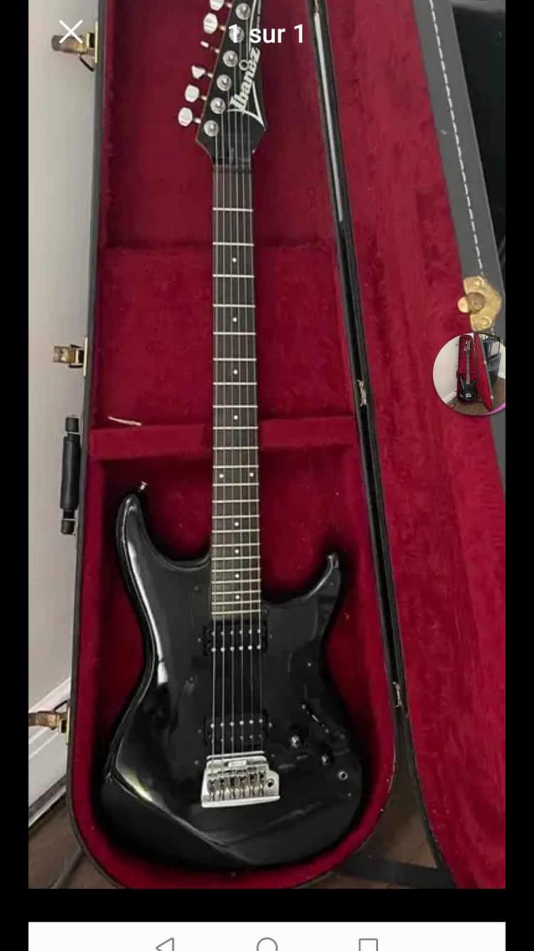 1984 Ibanez RS1300 guitar with birdseye maple cap