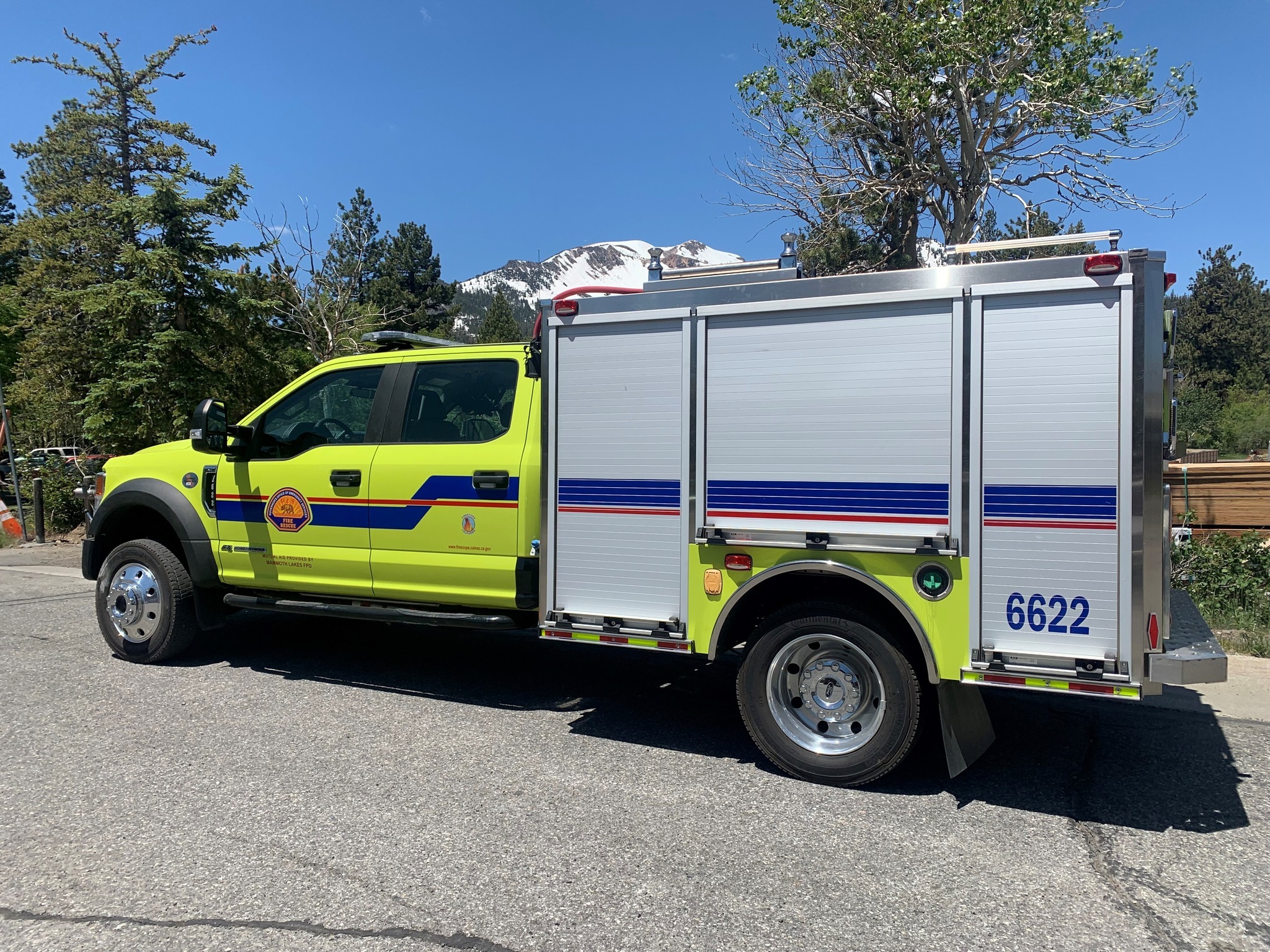 California OES brush patrol vehicle