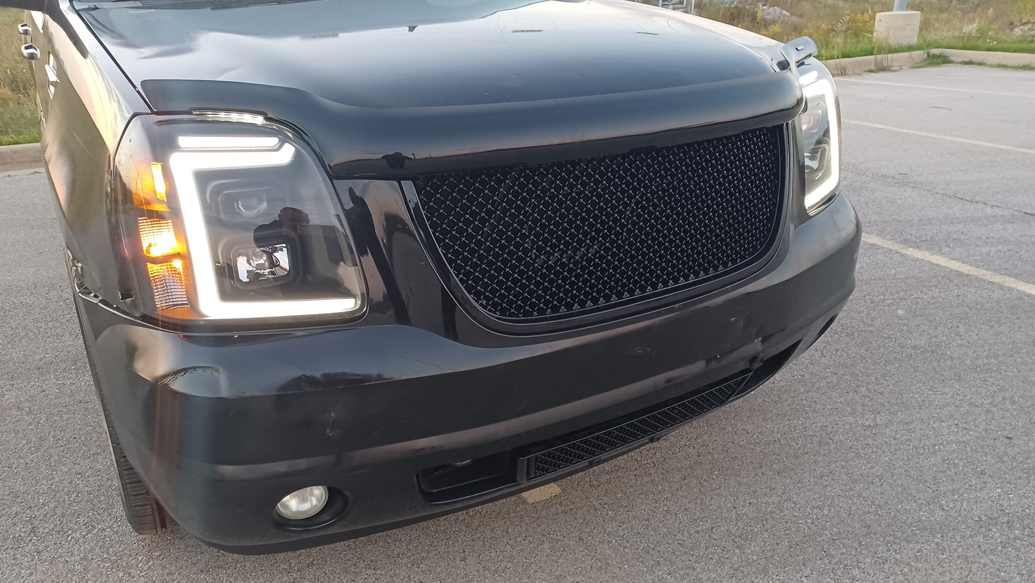 For Chevy Trailblazer 02-09 GTS Omni-Gard Carbon Fiber Look Hood Deflector