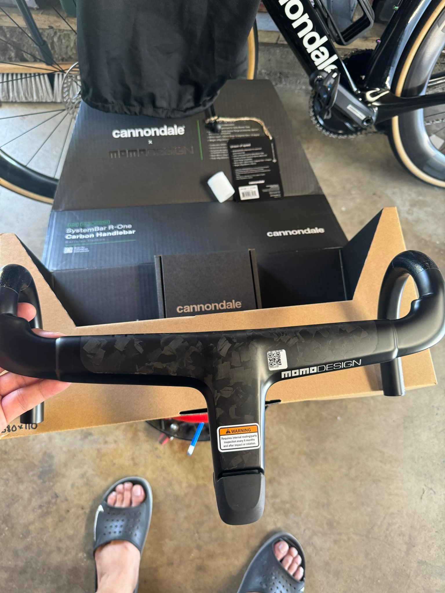 Will Systembar R one momo handle bar fit a SystemSix bike?