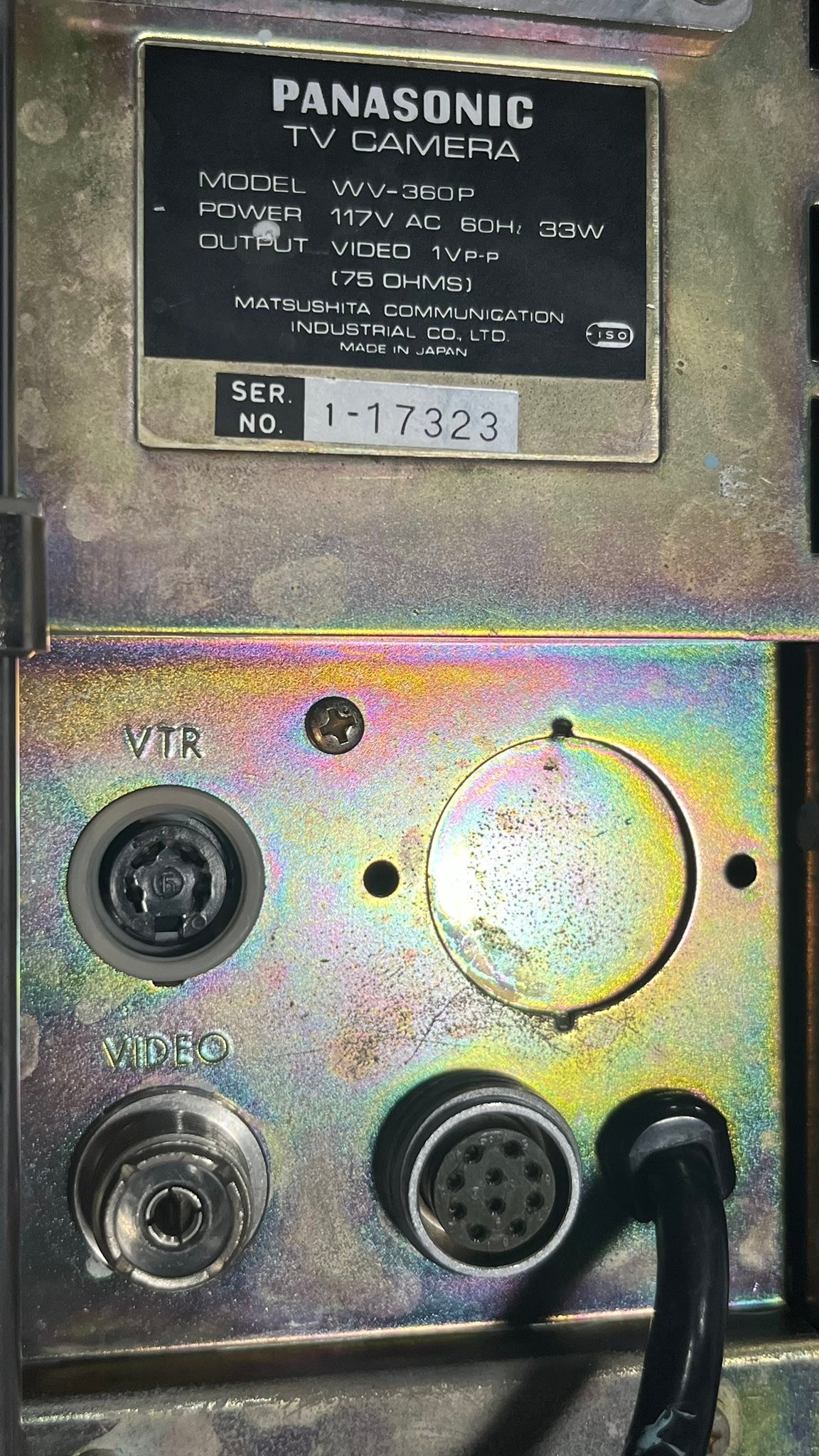 Hay y'all. What can you tell me about this old TV studio camera? I