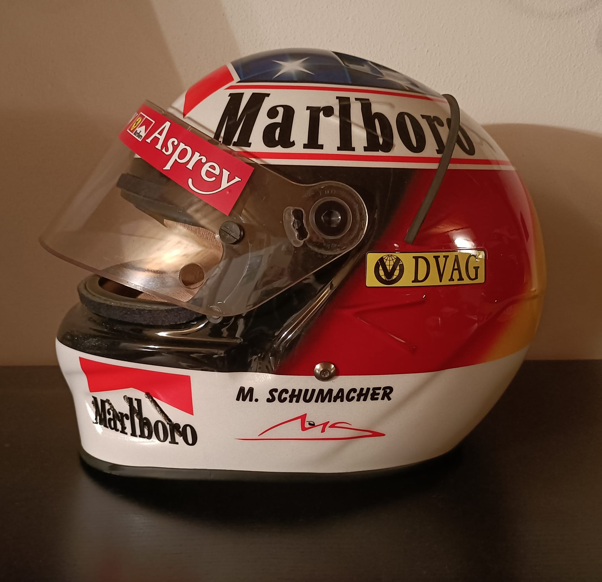 Bell Vortex Schumacher F1 helmet for sale
