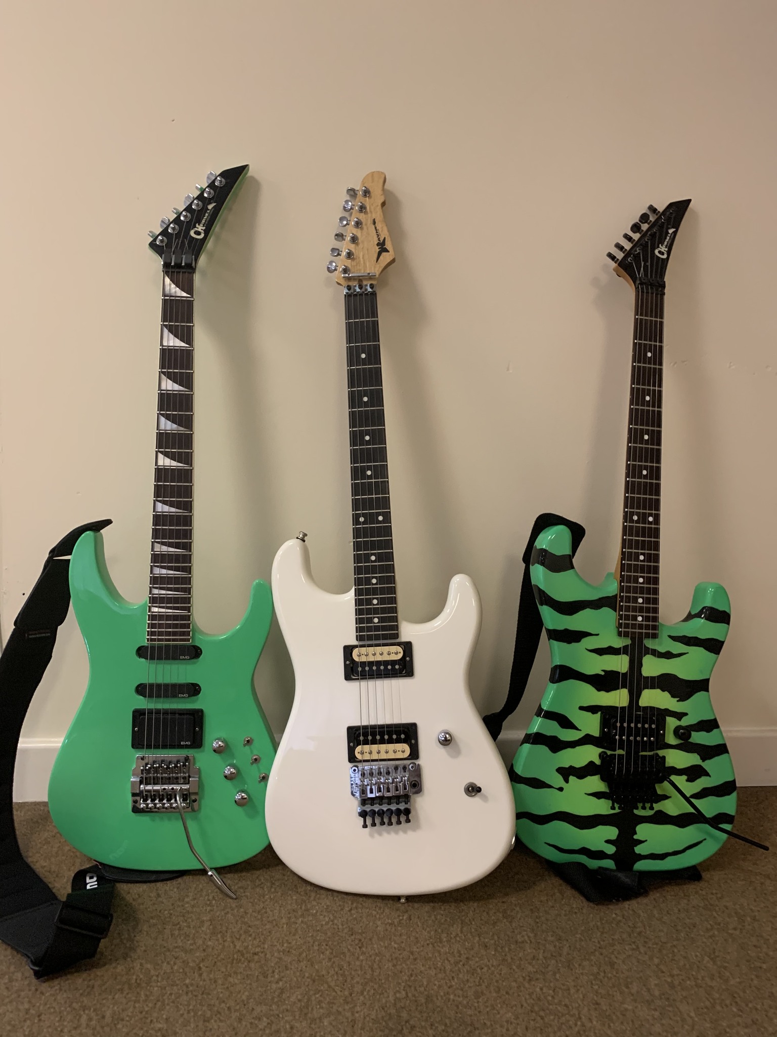 Rare Charvel CST-070 with custom Bare Knuckle Holy Diver pickups