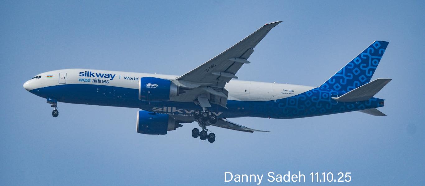 Silk Way West Airlines **Boeing 777-F** **VP-BMG ** **Baku-Liege