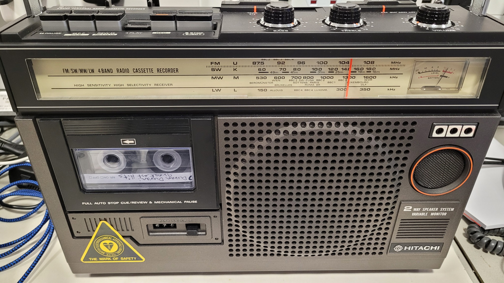 Refurbished Hitachi TRK-8290 boombox for sale