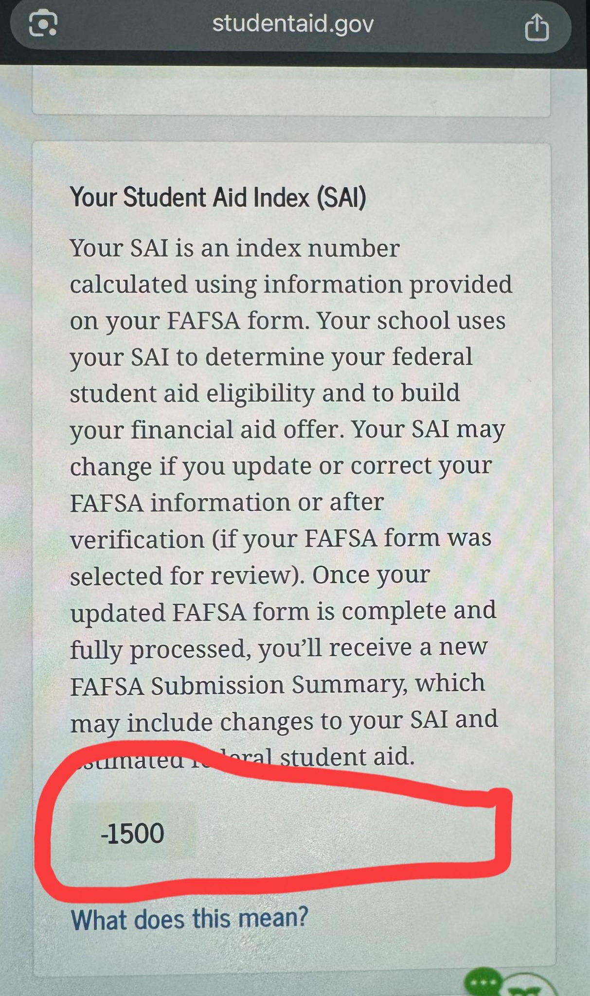OFFICIAL Parents of Class of 2026 | Correcting a mistake on FAFSA ...