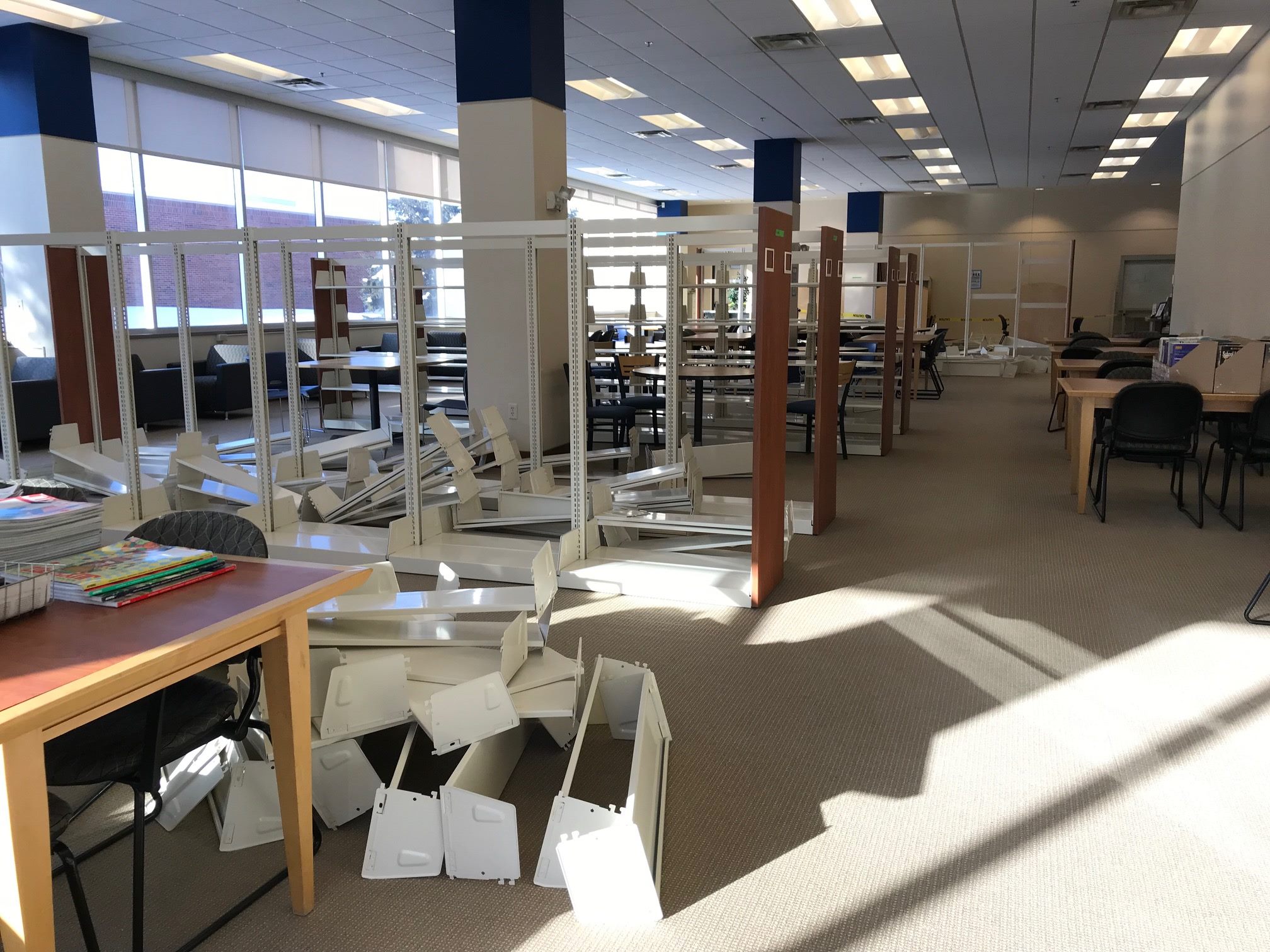 CSP Library - Spring break in the library = time to...