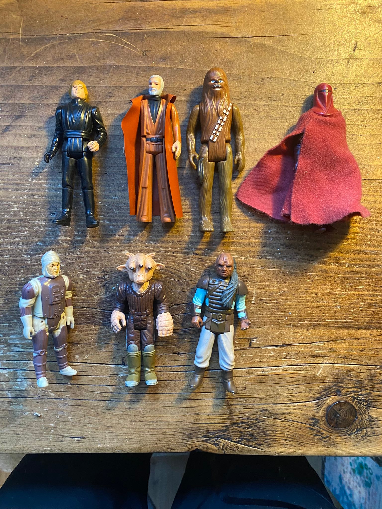 vintage star wars action figures | 23 figures from ROTJ era plus tank ...