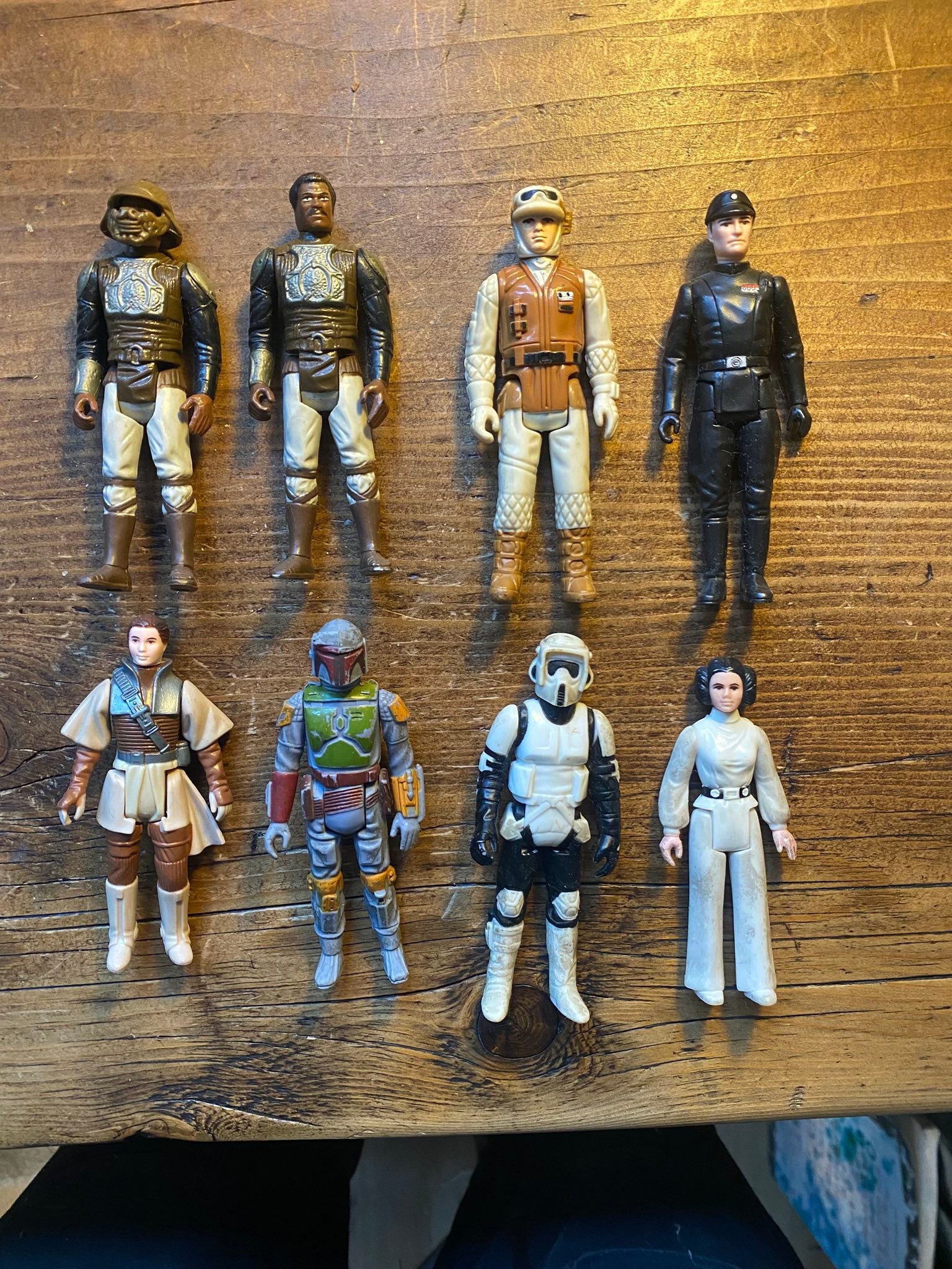 vintage star wars action figures | 23 figures from ROTJ era plus tank ...
