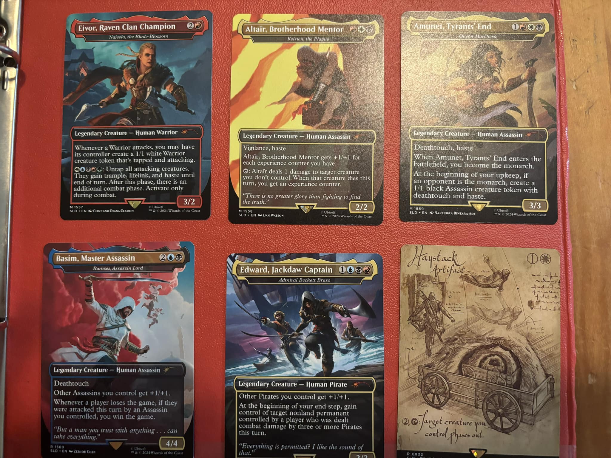 What is the correct Lethal Legends card order in Magic: the Gathering?
