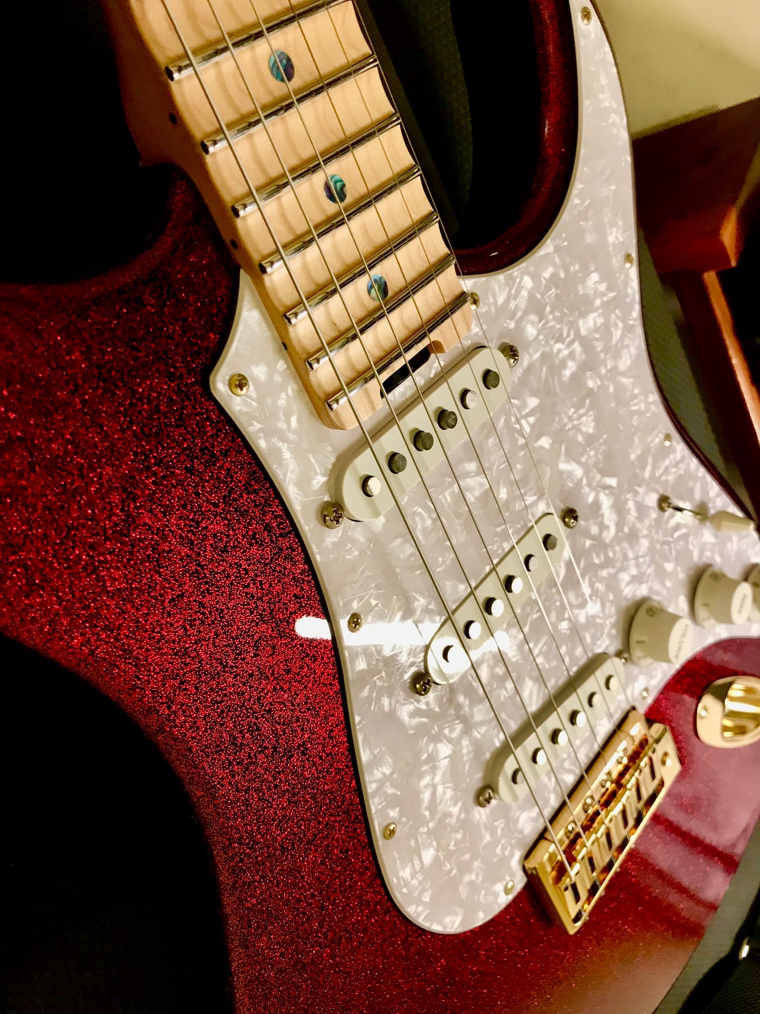 Esp Custom Order Snapper in brass red, amazing finish!