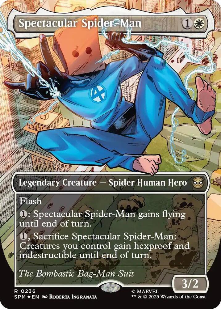 Looking for all the spectacular spider man cards. DM if selling