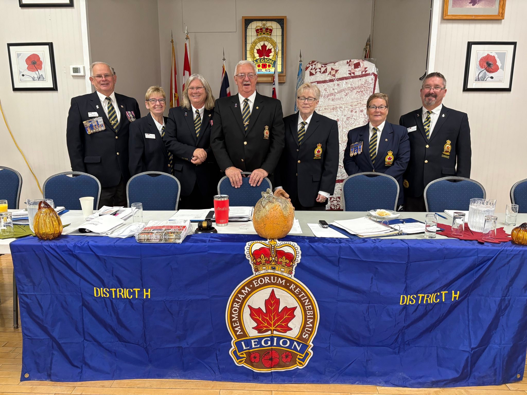 Pleased to attend the District H fall council meeting at Br. 415, Port ...