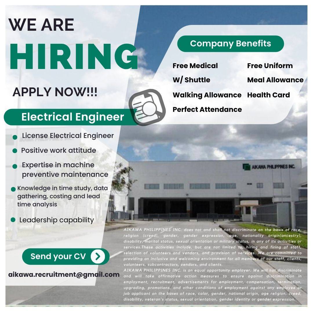 Aikawa Philippines... - Aikawa Philippines Inc. Recruitment
