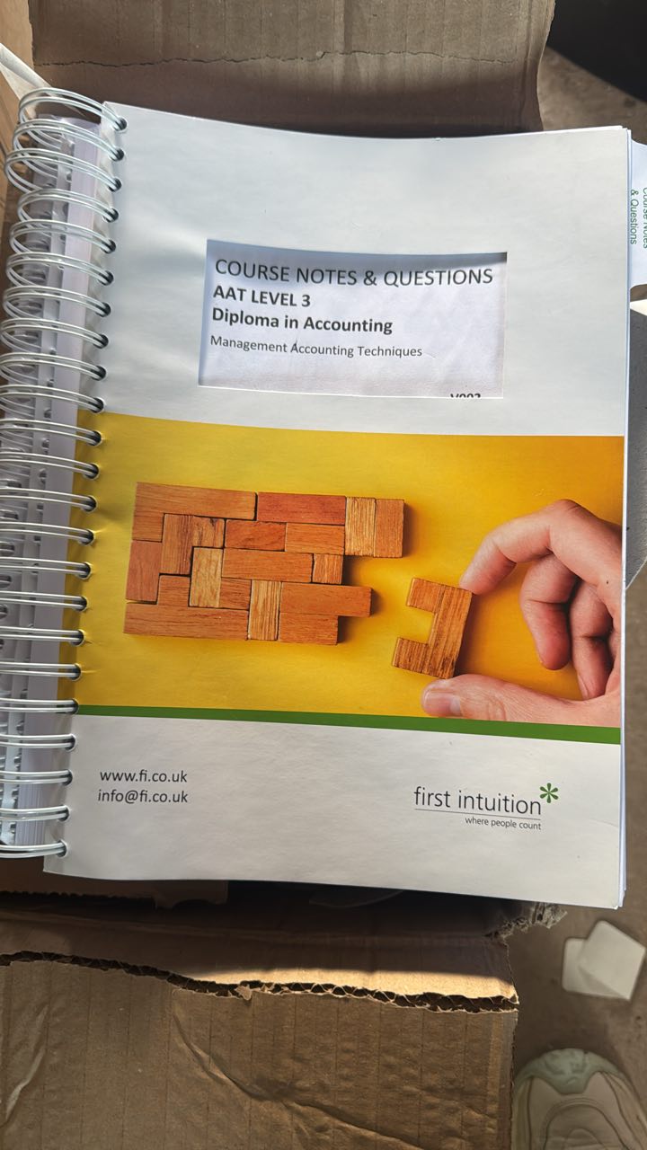 AAT uk study support | Hi any one want aat level three management ...