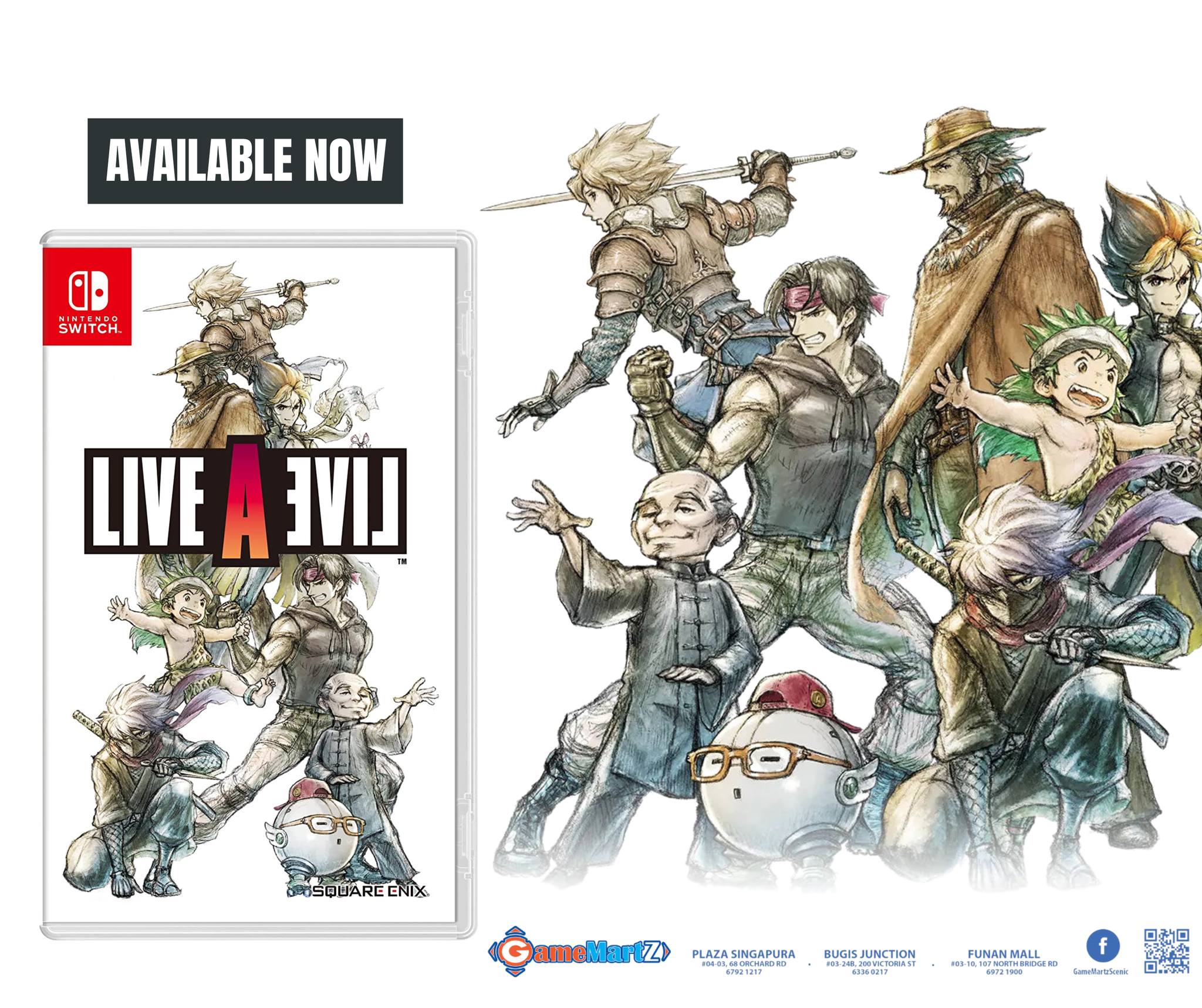 Live A Live game for the Nintendo Switch has arrived in store
