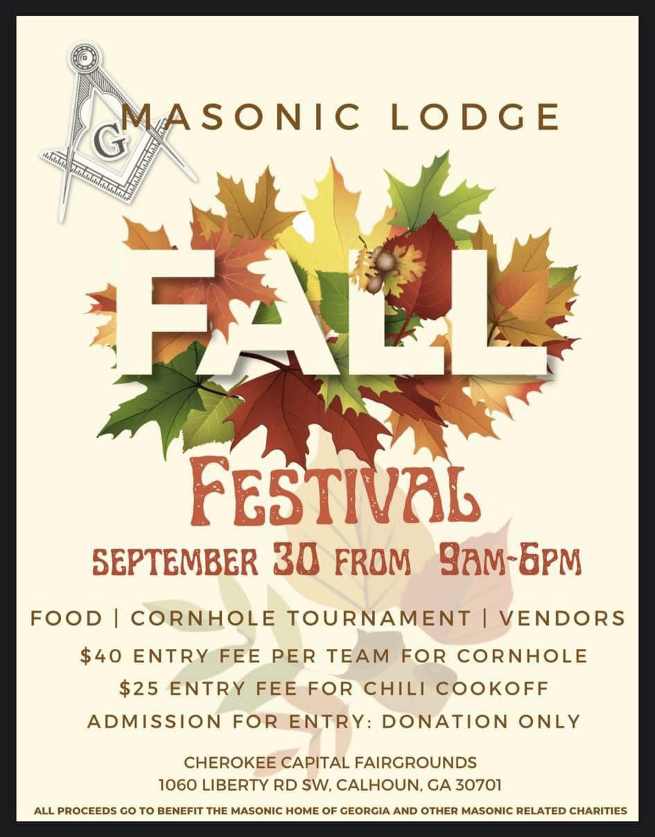 **ATTENTION** September 30, 2023,... - Masonic Fall Festival | Facebook