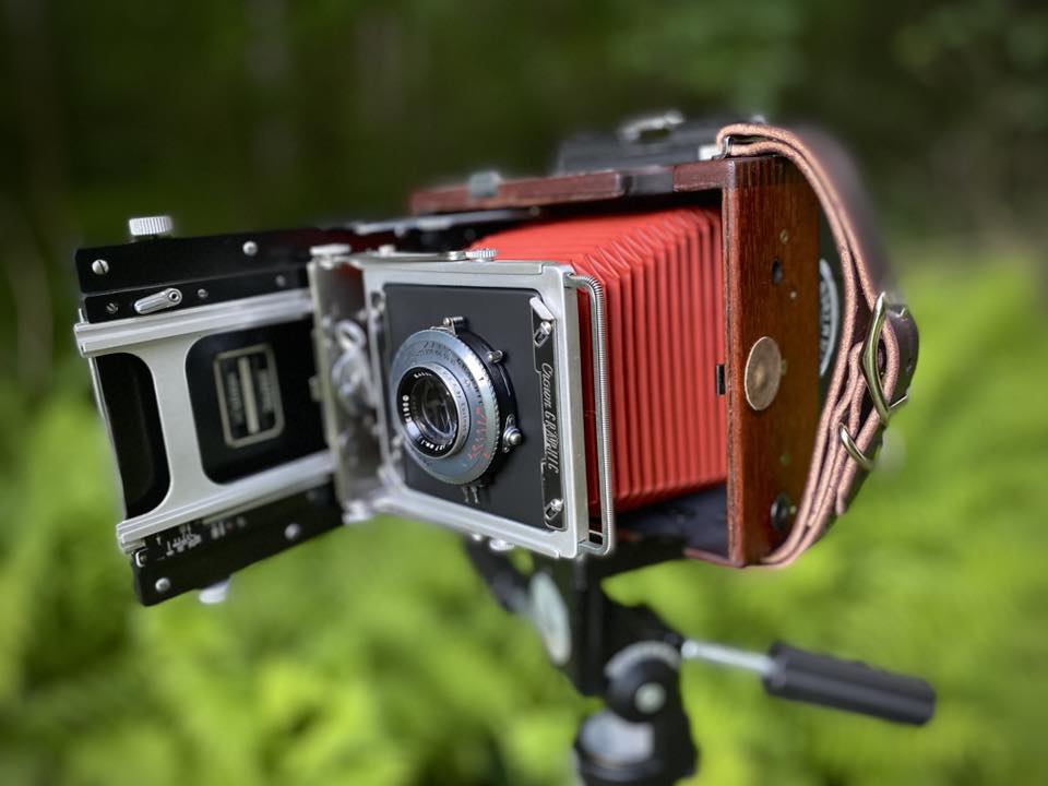 My Speed Graphic 2x3, with Kodak Ektar 101mm f4.5. A favorite in
