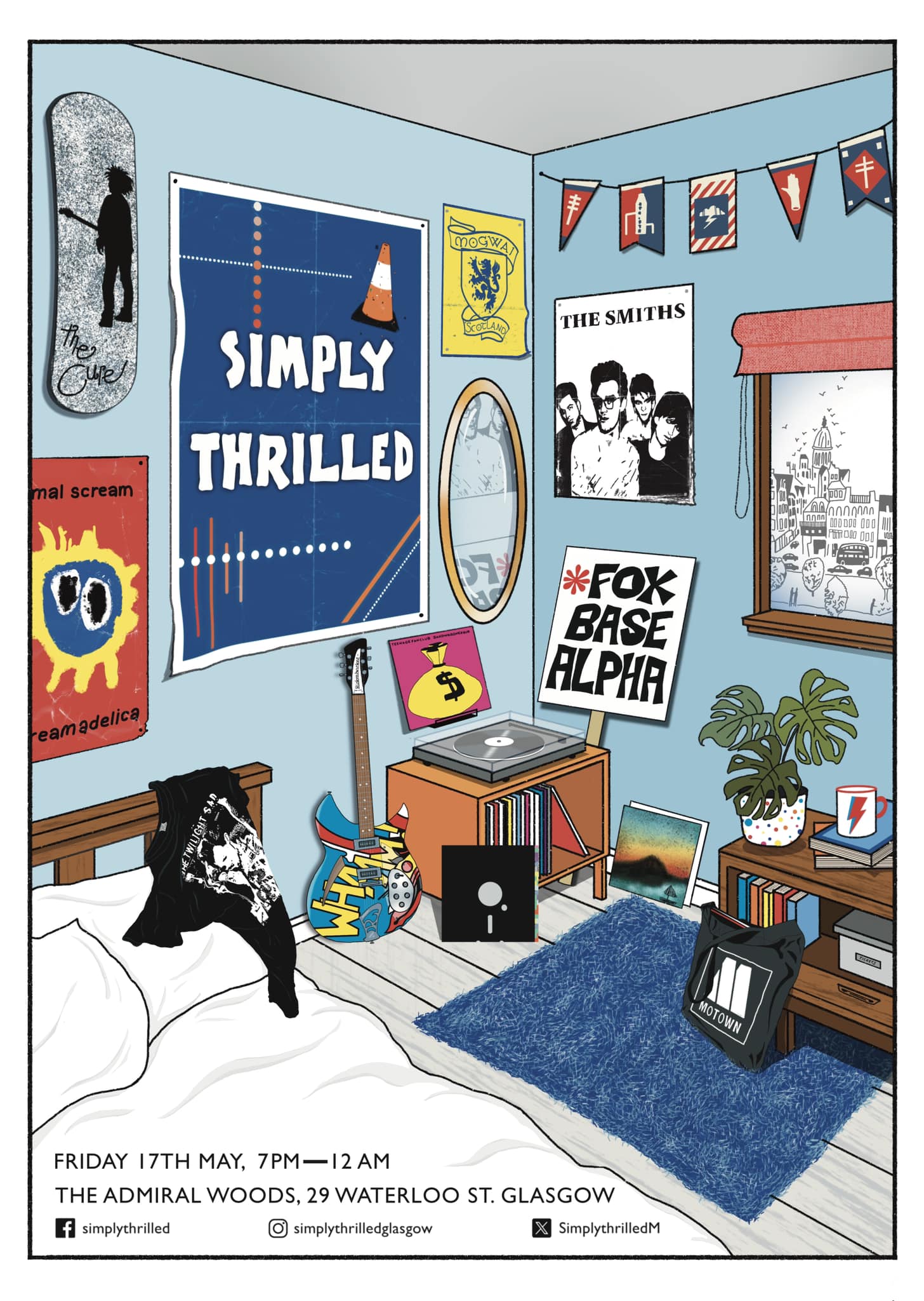 What is the promotional display piece for Teenage Fanclub?