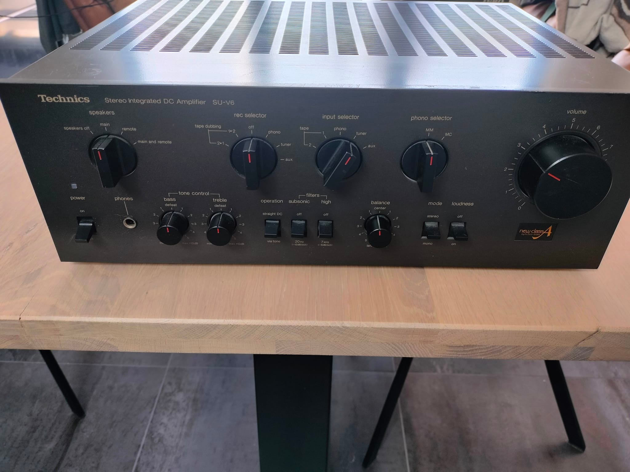 Restoring Technics SU-V6 amplifier