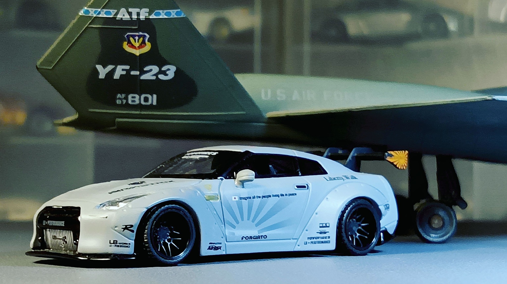 MiniGT Liberty Walk GT-R R35 #grey #mattefinish #diecastcollectibles