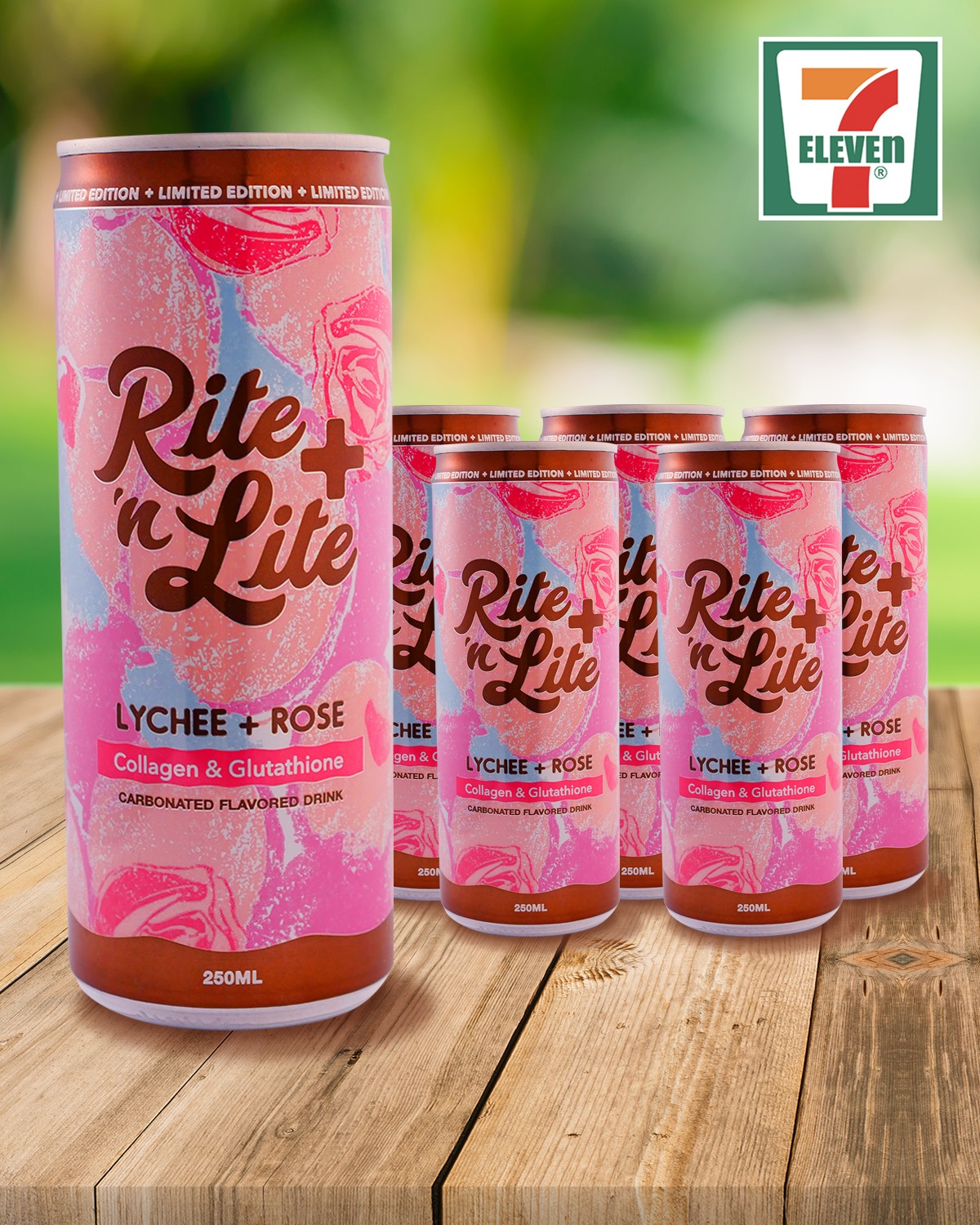 Kick and back and relax with Rite 'n Lite Plus, Lychee + Rose. Buy 5 250mL cans and we'll give you the 6th one for free! Save P108 if you buy a