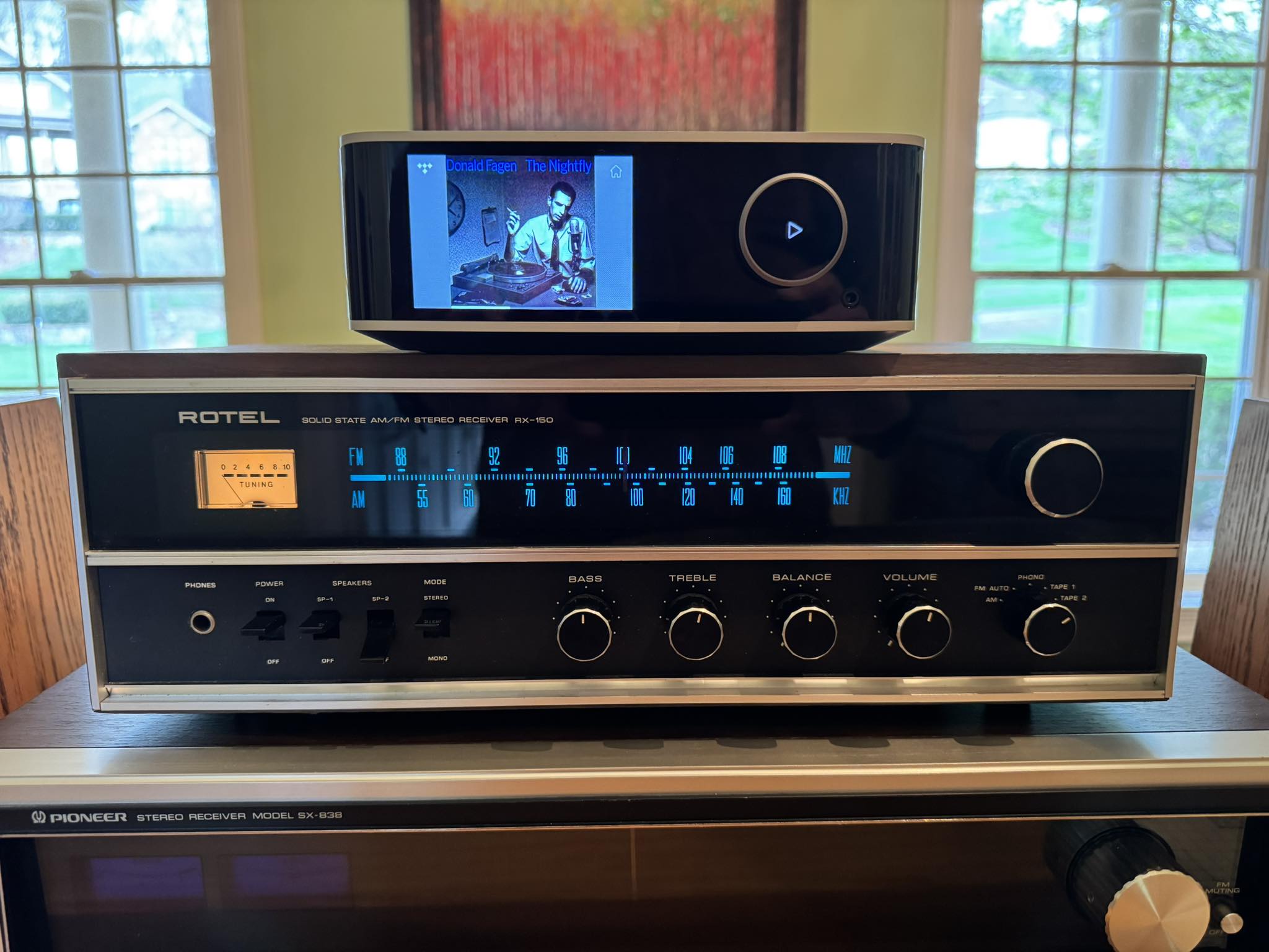 Rotel RX-150 left channel static issues
