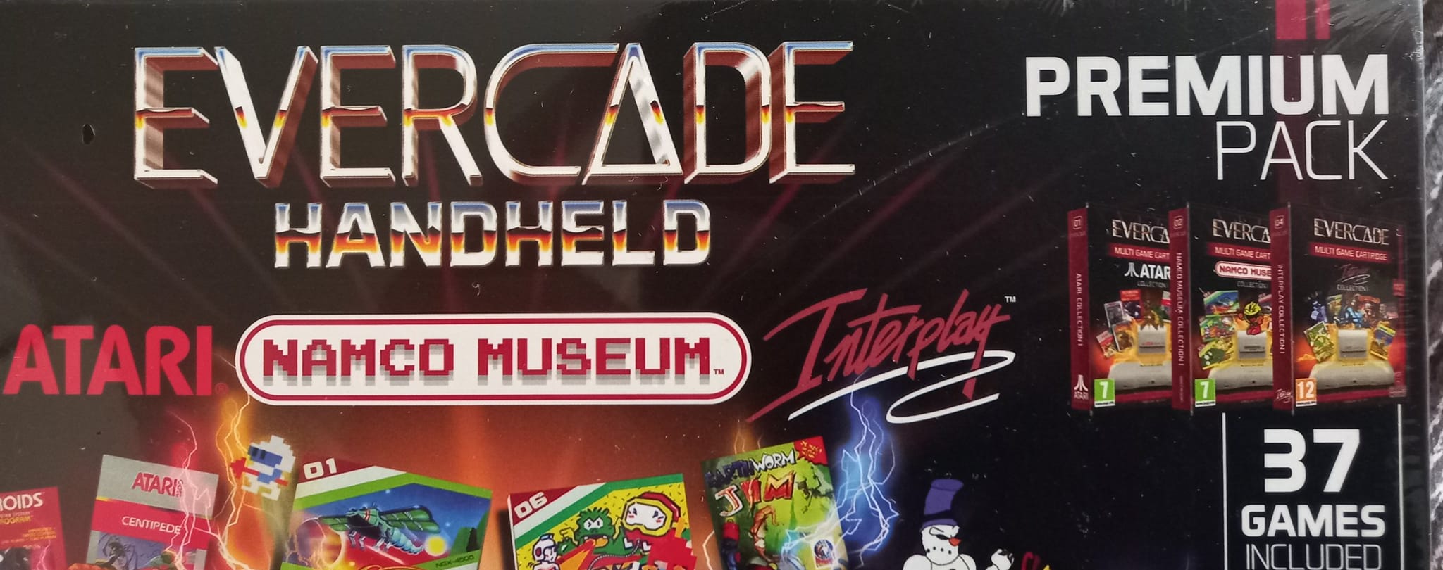Is the Evercade handheld premium pack updated or just a box redesign?