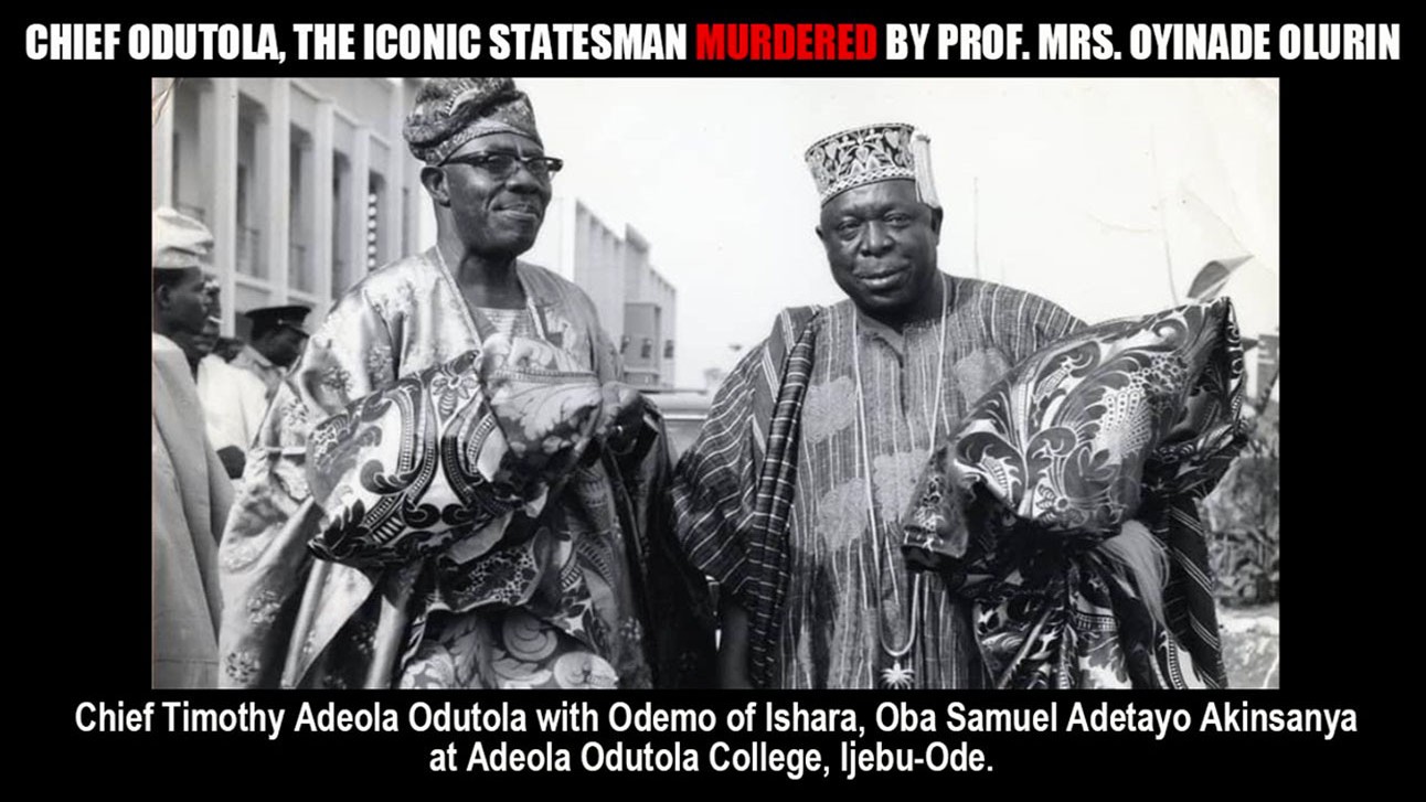 Dele - Chief Timothy Adeola Odutola with Odemo of Ishara, Oba Samuel ...