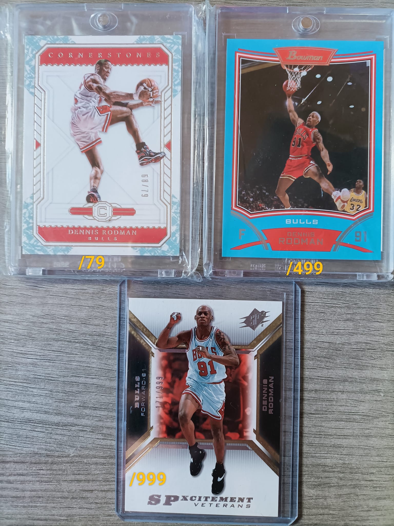 PTPA For Share Only Dennis Rodamn: 1998-99 Flair Showcase Passion 