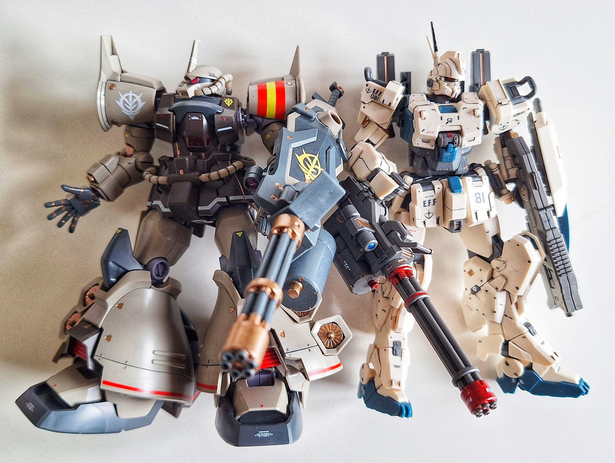 MG RX-79 Ez8 ガンダムイージーエイト MS-07B3 グフカスタム RX-79 MG MS-07B3 ガンダムイージーエイト グフカスタム Ez8