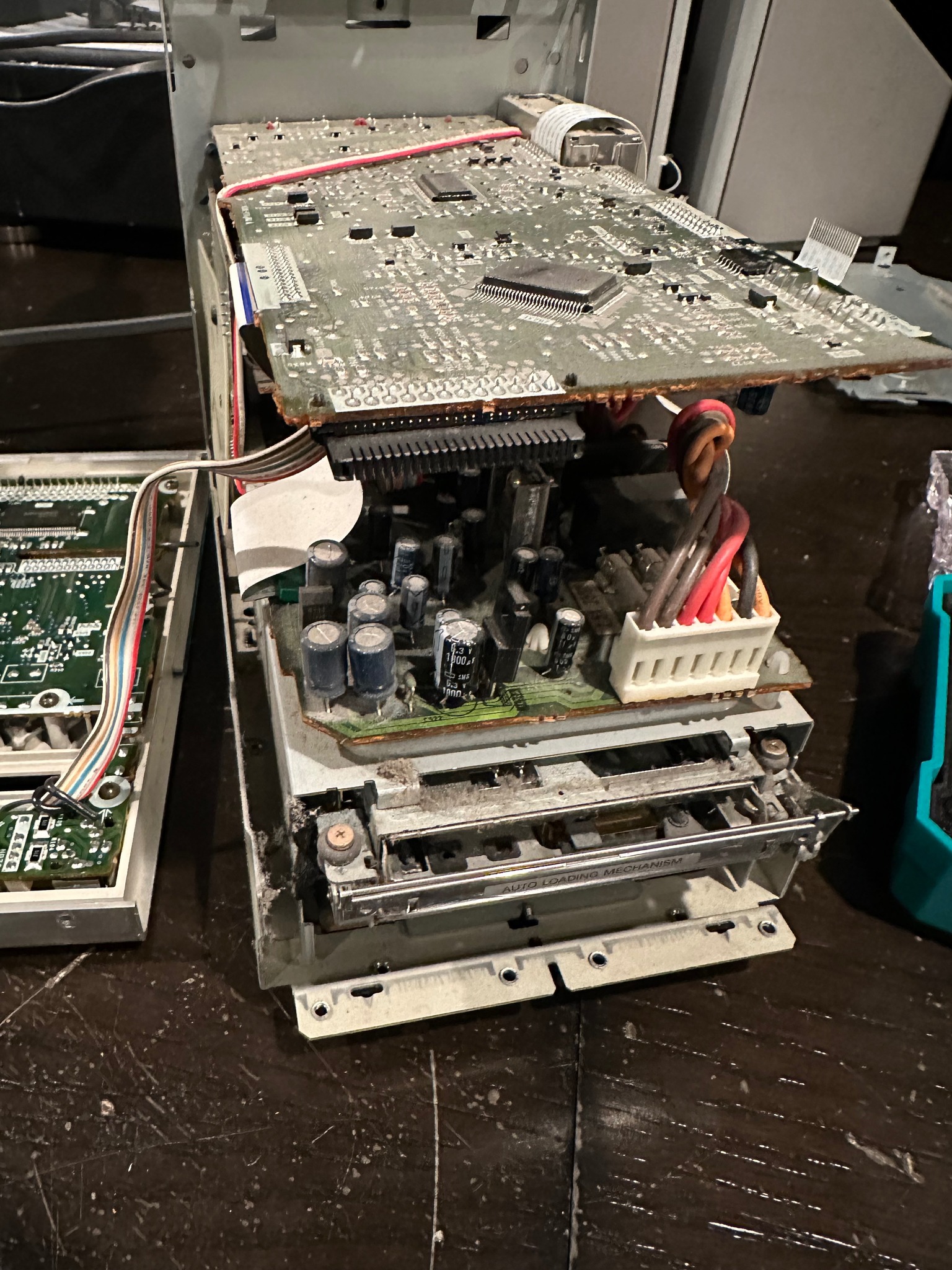 Fixing rec error c13 on minidisc deck?