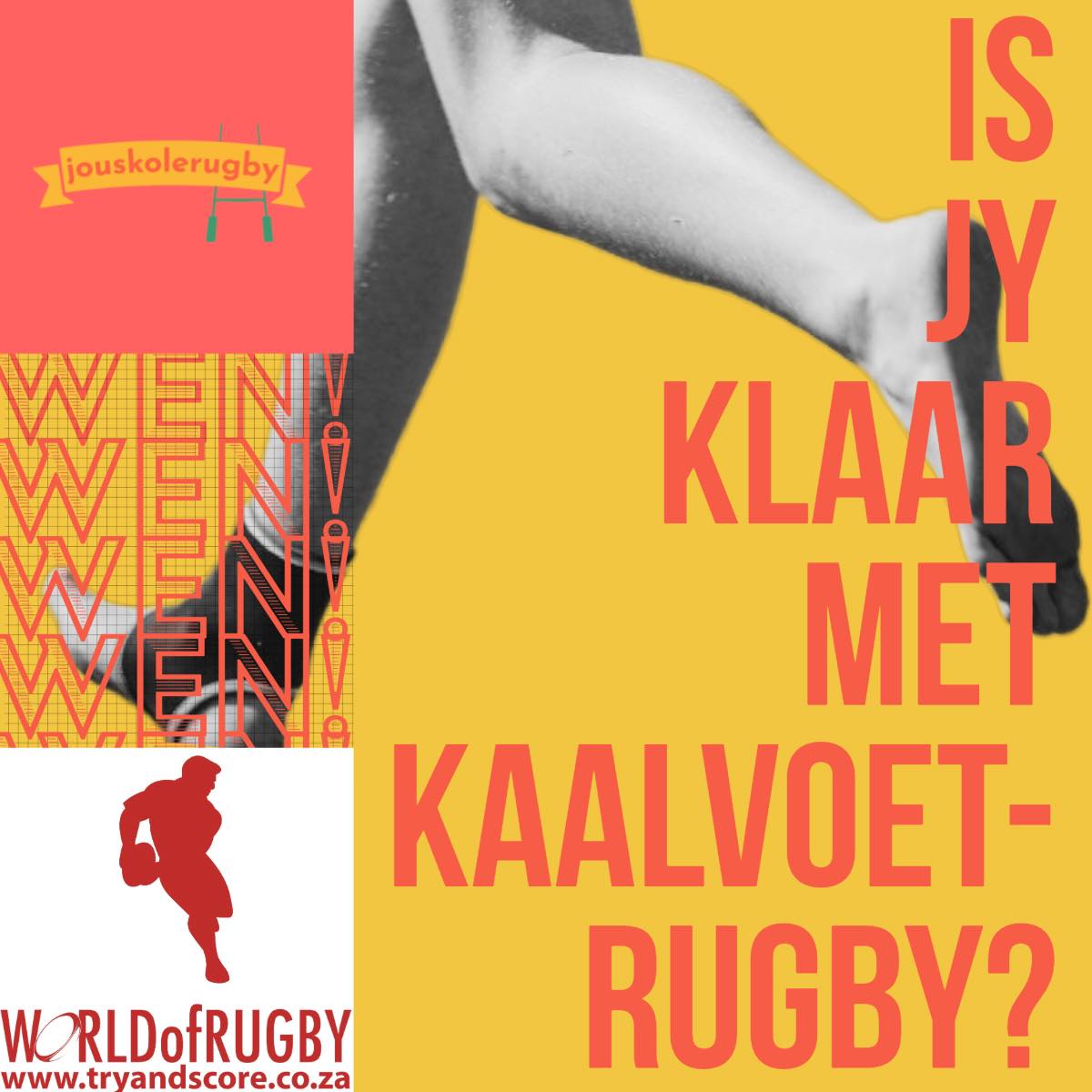 jouskolerugby | Dis weer tyd vir ons gewilde #klaarmetkaalvoetrugby ...