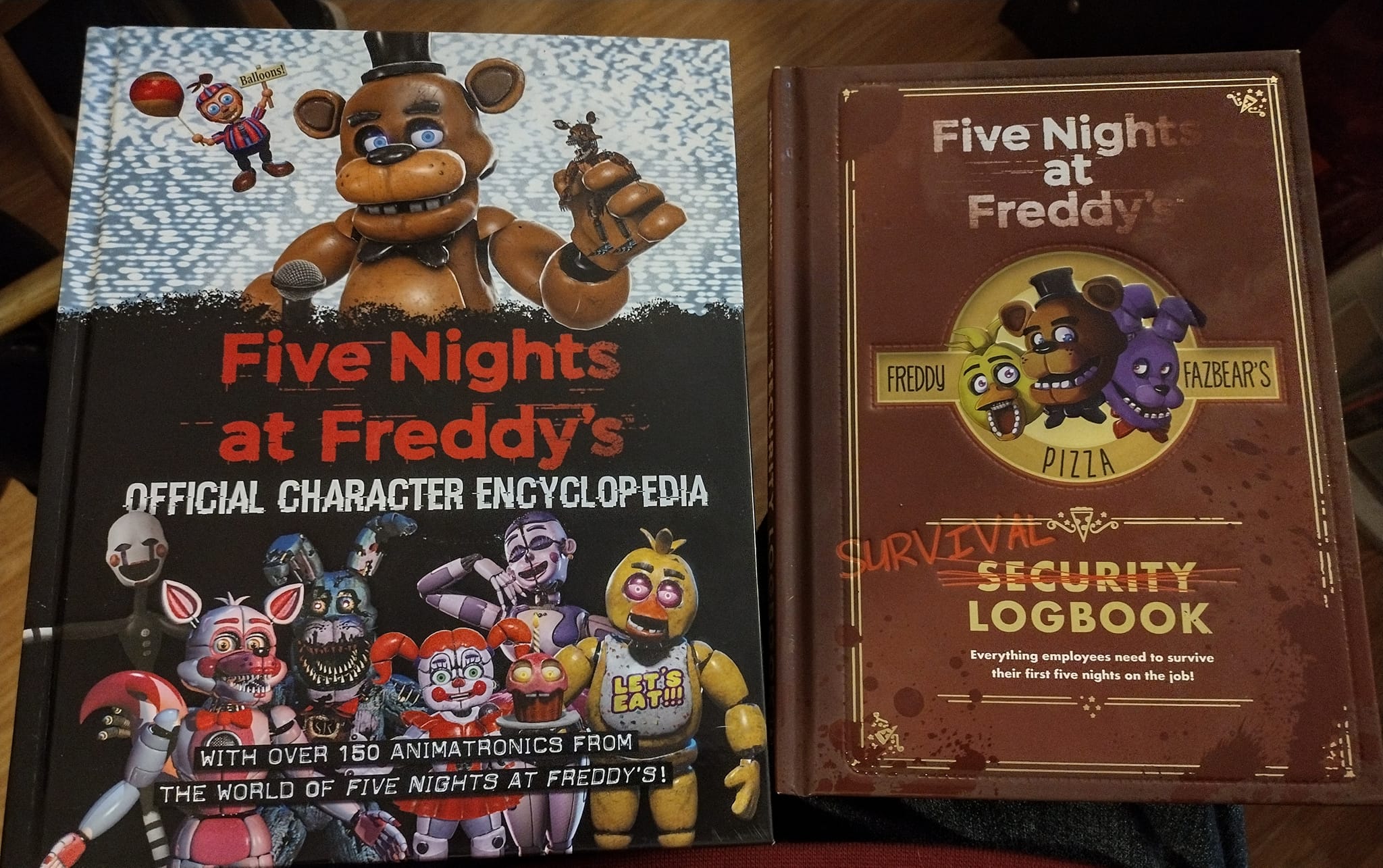 Five Nights at Freddy's encyclopedia and survival logbook gifts
