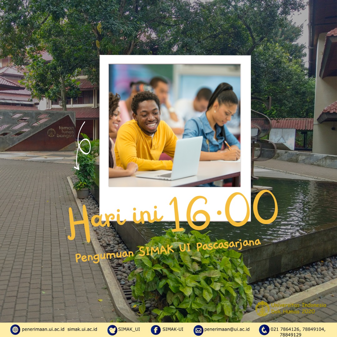 SIMAK-UI - Hari ini pukul 16.00, hasil seleksi SIMAK UI... | Facebook