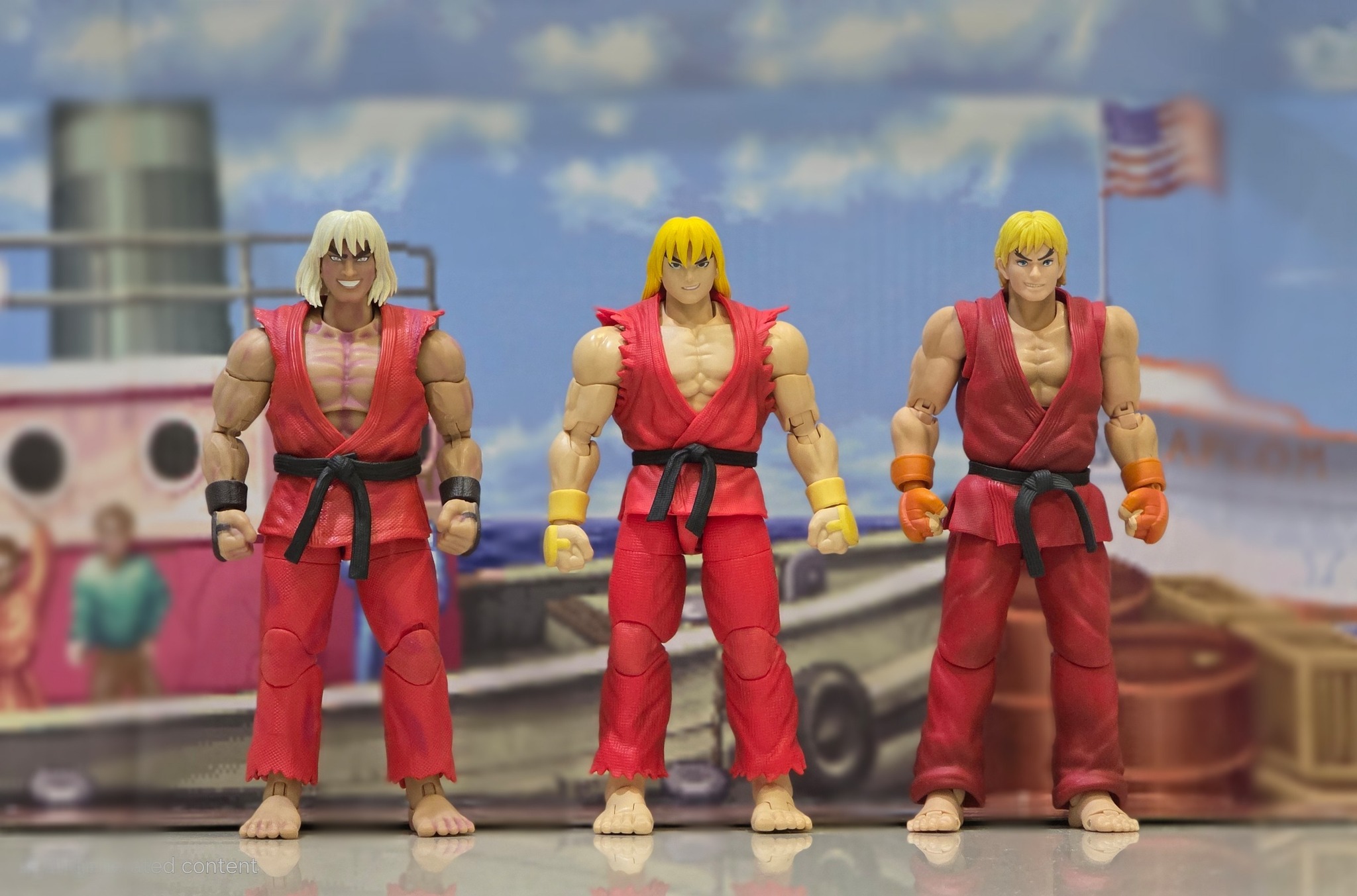 Jada Toys vs SHF Street Fighter figures