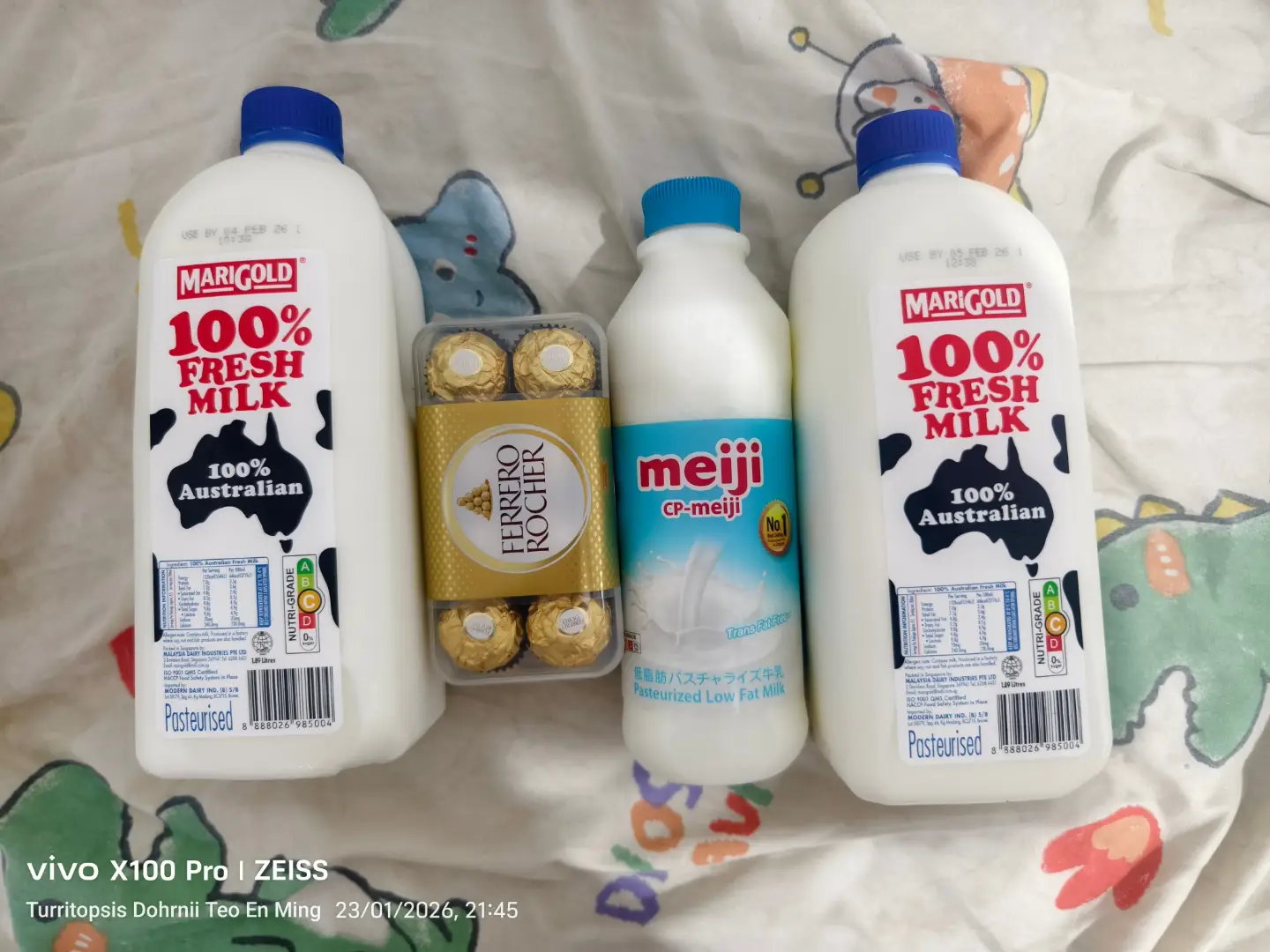 Buying too much milk at Kwik Trip