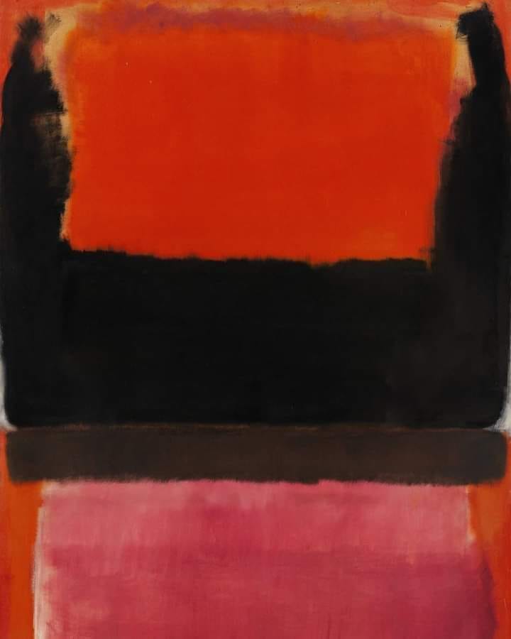 Mark Rothko Brown and Blacks in Reds 1957 Courtesy Sotheby's