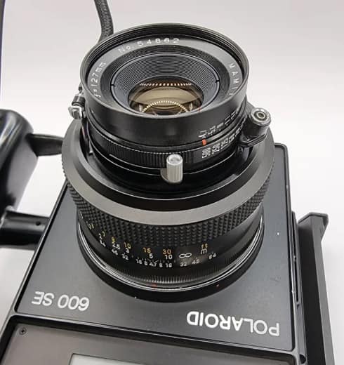 Polaroid 600SE and Mamiya 127mm f/4.7