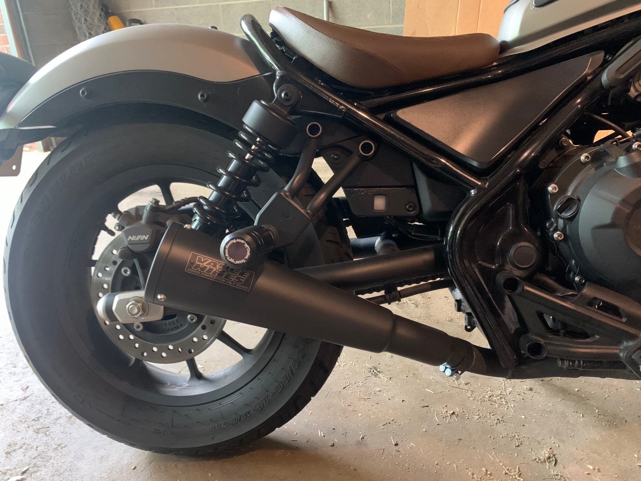 Vance & Hines upsweep for Rebel 500