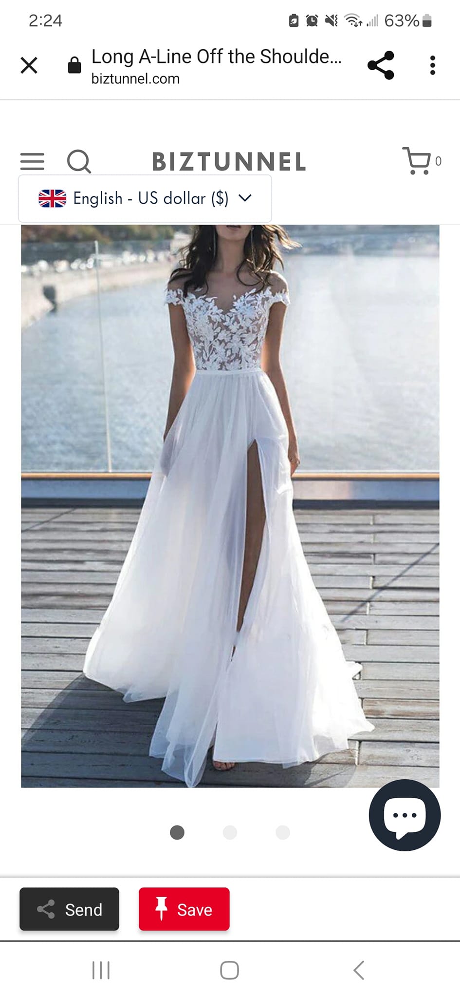 black and white evening dress Black & White Stripe Strapless Midi Dress - All Dresses main image 0