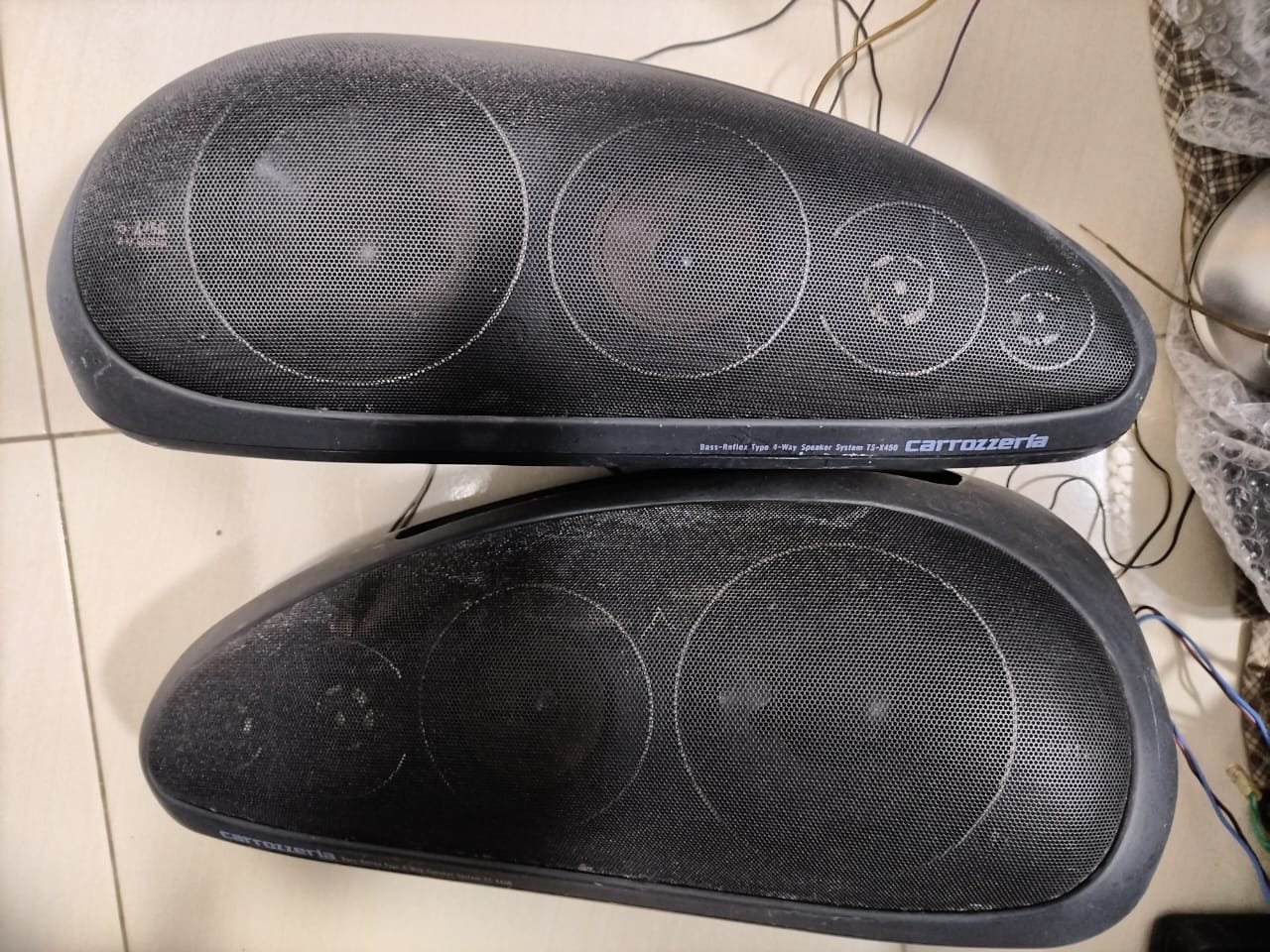 Speaker Carrozzeria TS-X450 4-way for sale. No emblem (can custom 