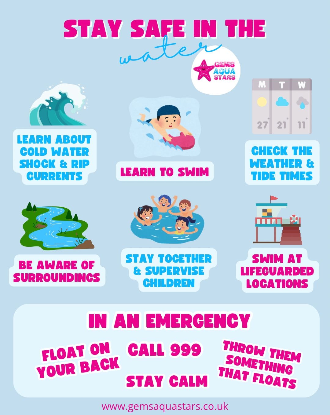 🌊 Stay Safe Around Water – Remember the Water Safety Code! 🚤🏊‍♂️ Whether you're at the beach, by the river, or enjoying a pool day, these simple steps can save lives: 1️⃣