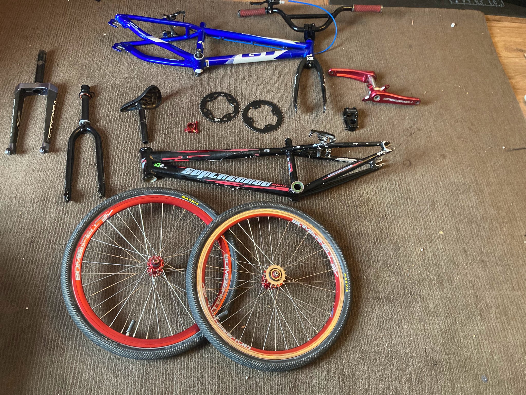 GT / Staystrong / Bombshell / Supercross BMX Parts for sale